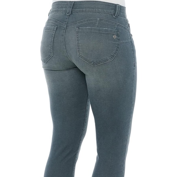 9 Celebrity Pink Jeans Women Stretch Grey/Navy Comfy - Picture 4 of 13